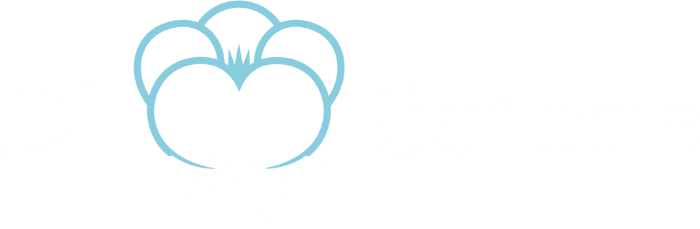 di cotone logo white